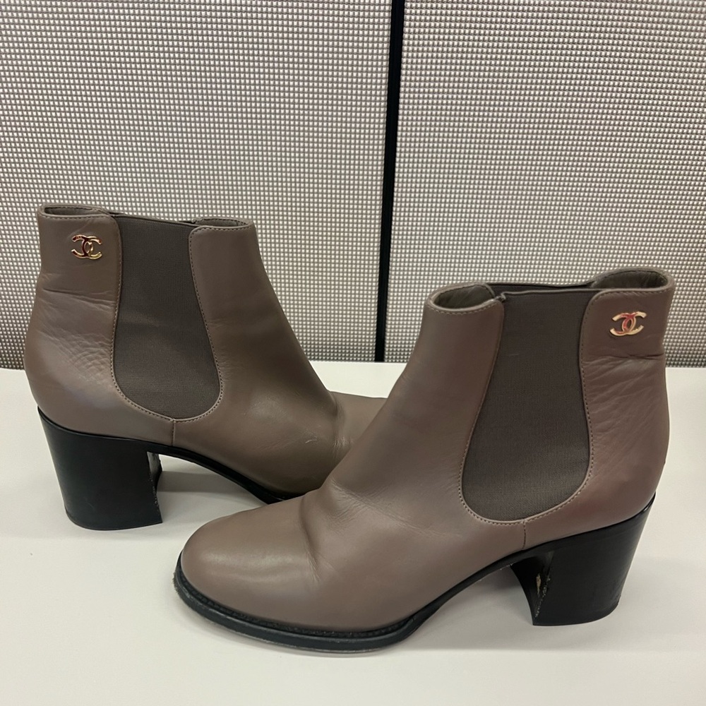Chanel booties - perfect color for fall, winter and spring!
